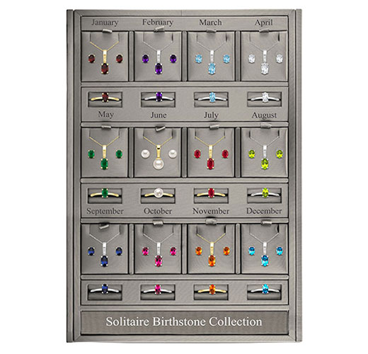 Oval Solitaire Birthstone Ensembles